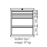 Stół garażowy CARBON CSW 17 iUO